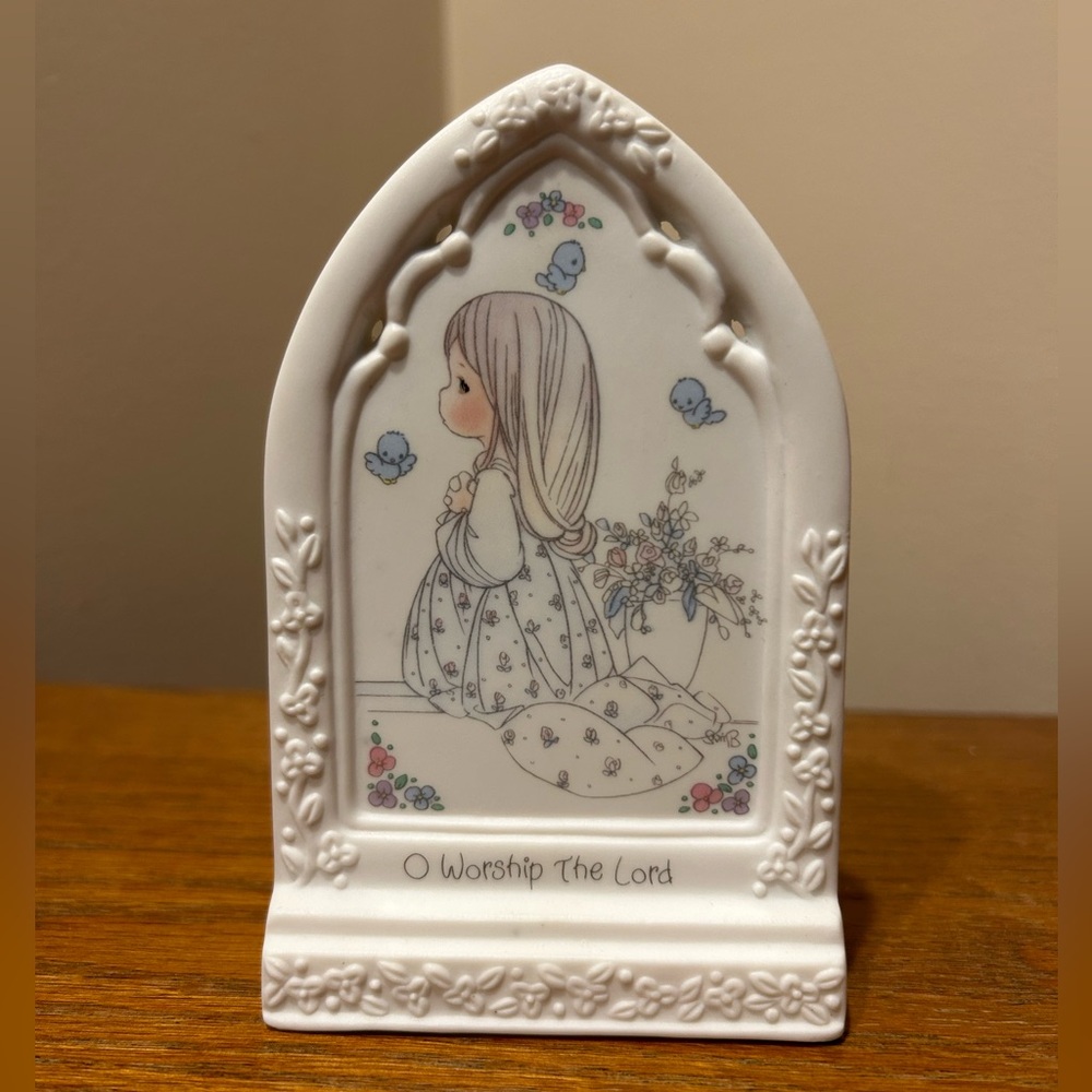Precious Moments standing plaque